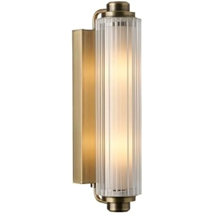 Nordlux Wandleuchte Nimal Double Wandlampe IP44 Badleuchte, schwarz oder messing, ohne Leuchtmittel – Bild 1