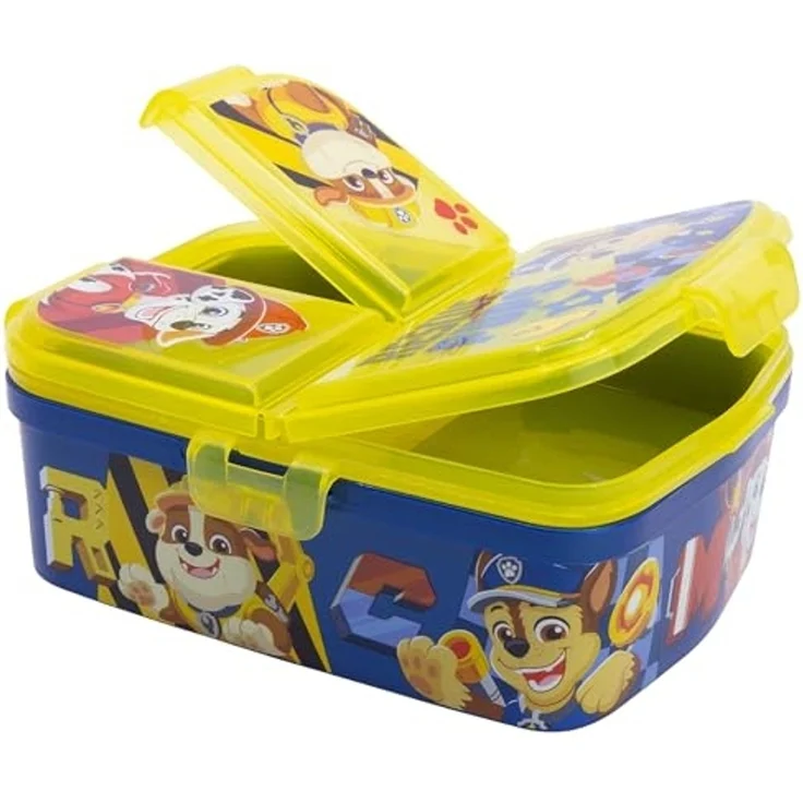 Paw Patrol Kinder Brotdose XL Lunchbox mit 3 Fächern & tollem Design – Bild 3