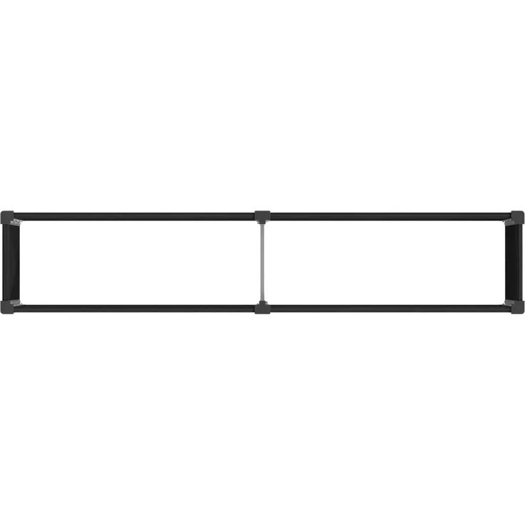 vidaXL Hochbeet Schwarz 250 x 50 x 91 cm WPC und Aluminium 42038989 – Bild 5
