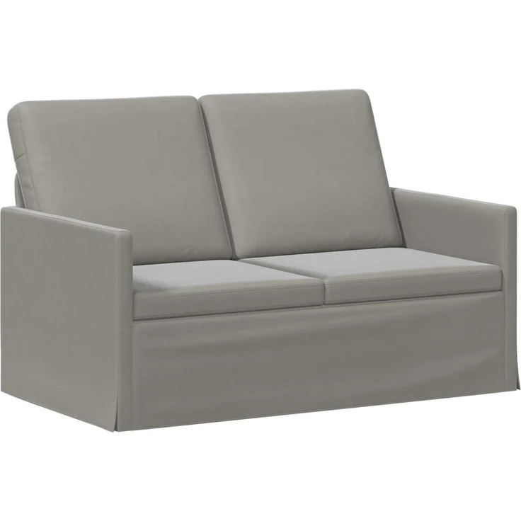 vidaXL Sofa-Set 2 pcs Hellgrau Samt (V) 3433190 – Bild 3