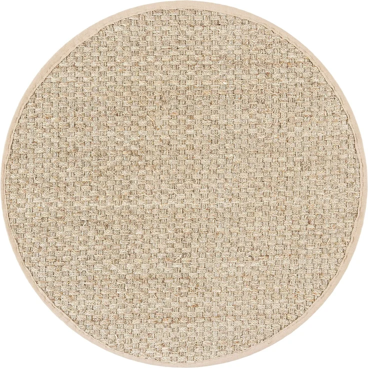 Safavieh Naturfaser Teppich für Wohnzimmer, Esszimmer, Schlafzimmer - Natural Fiber Collection, Kurzer Flor, Natur und Beige, 76 X 183 cm