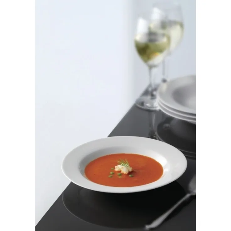 Tiefer Teller Aida Daily Design 22 cm weiß 4er-Pack