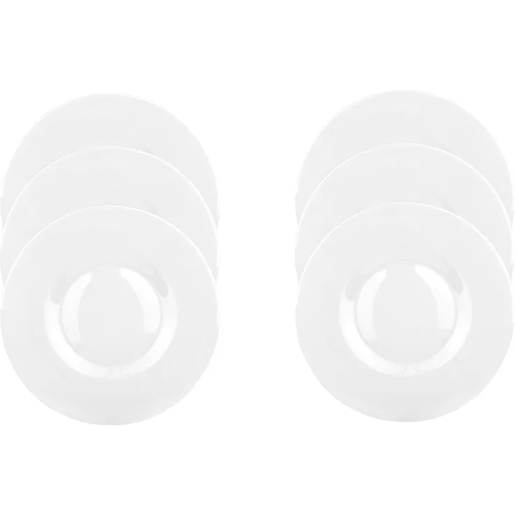 6er Set Venere Speiseteller in weiß 30cm