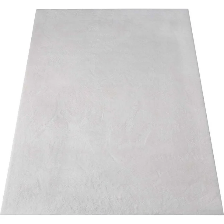 TaraCarpet Teppich Hasenfell Bora Soft, oval, Höhe: 14 mm, Hasenfell weiß Wohnzimmer Schlafzimmer Esszimmer 120X170 oval – Bild 3