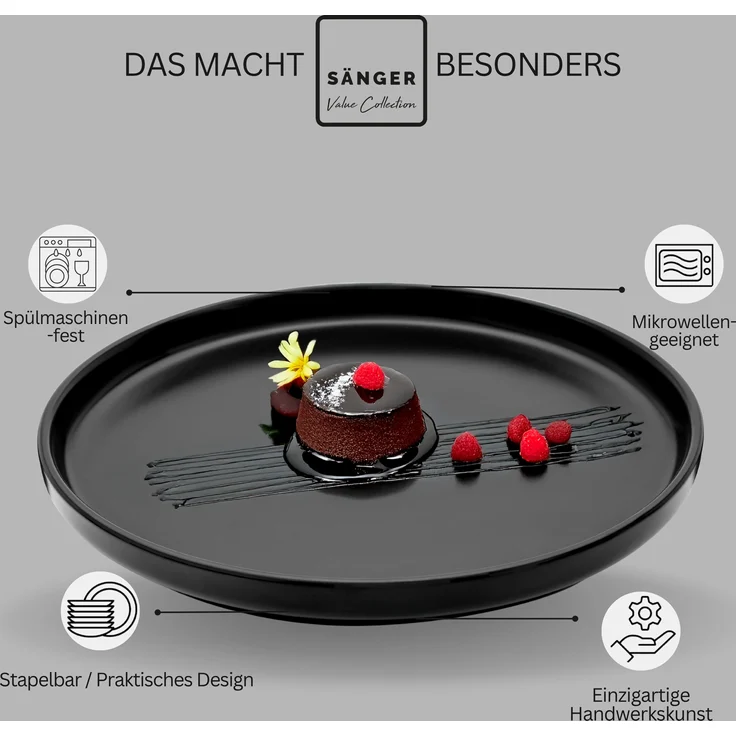 SÄNGER Dessertteller Set Madeira 6 teilig – Bild 4