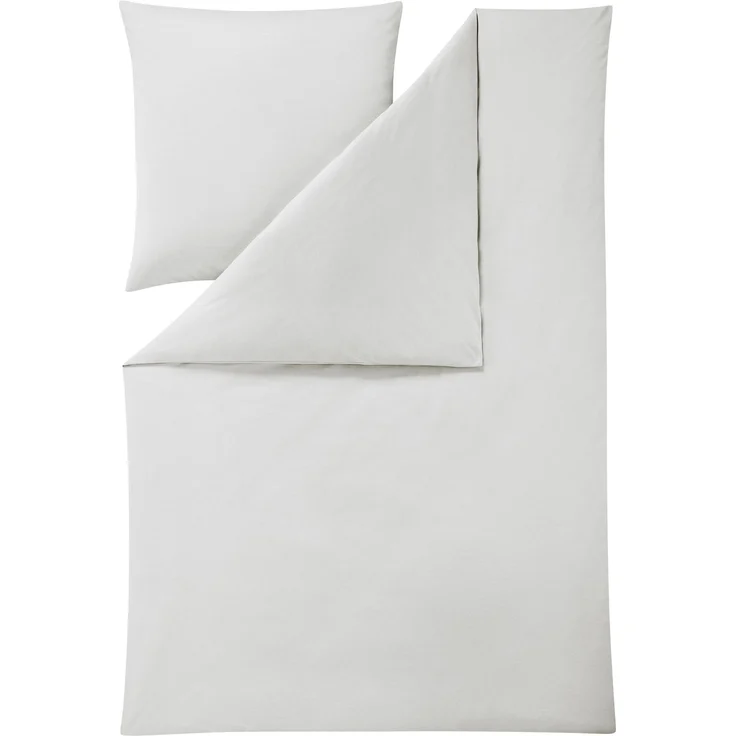 Estella Bettwäsche Takoma 6873 820 Silber Mako Interlock Jersey 155 x 220 + 80 x 80 cm – Bild 7