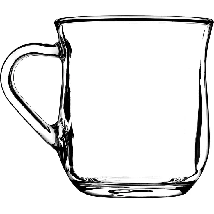KADAX 4x Kaffee-Tee-Gläser 320 ml Getränkeglas mit Henkel-Set – Bild 7