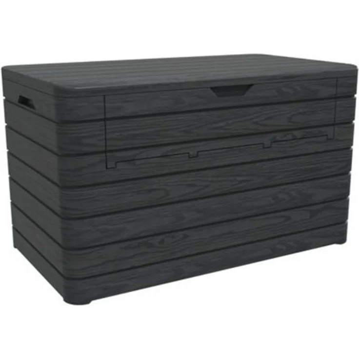 ONDIS24 Kissenbox Dolomiti XXL Auflagenbox anthrazit 970 L, Aufbewahrungsbox Sitztruhe, UV & witterungsbeständig – Bild 4