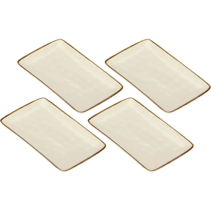 Rose&Tulipani Rose&Tulipani Set mit 4 rechteckigen Tabletts 20x13 cm R134002013Z – Bild 4