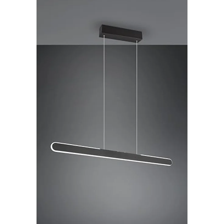 Trio Leuchten HELIOS - Höhenverstellbare LED Pendelleuchte, touch dimmbar, Schwarz, Breite 100cm, 2700K-6500K Lichttemperatur – Bild 9