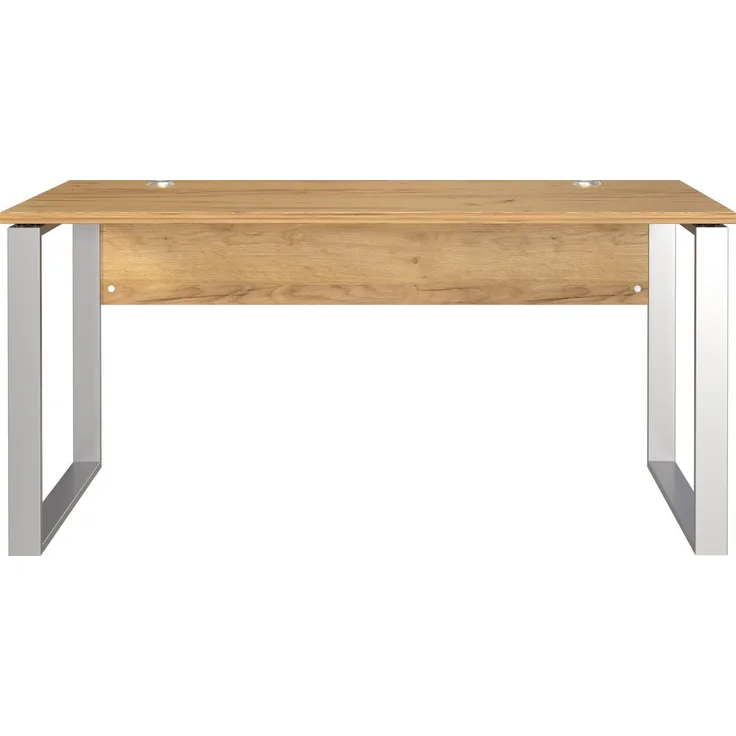 GERMANIA Schreibtisch Altino, Kufen aus Metall, 2x Kabeldurchlass, Breite 160 cm, Made in Germany
