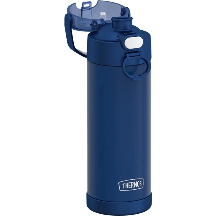 THERMOS Isolierflasche FUNTAINER Water Bottle, doppelwandiger Edelstahl, spülmaschinenfest, 0,47l, 12h kalt, mit dichschließendem Push Button Lid