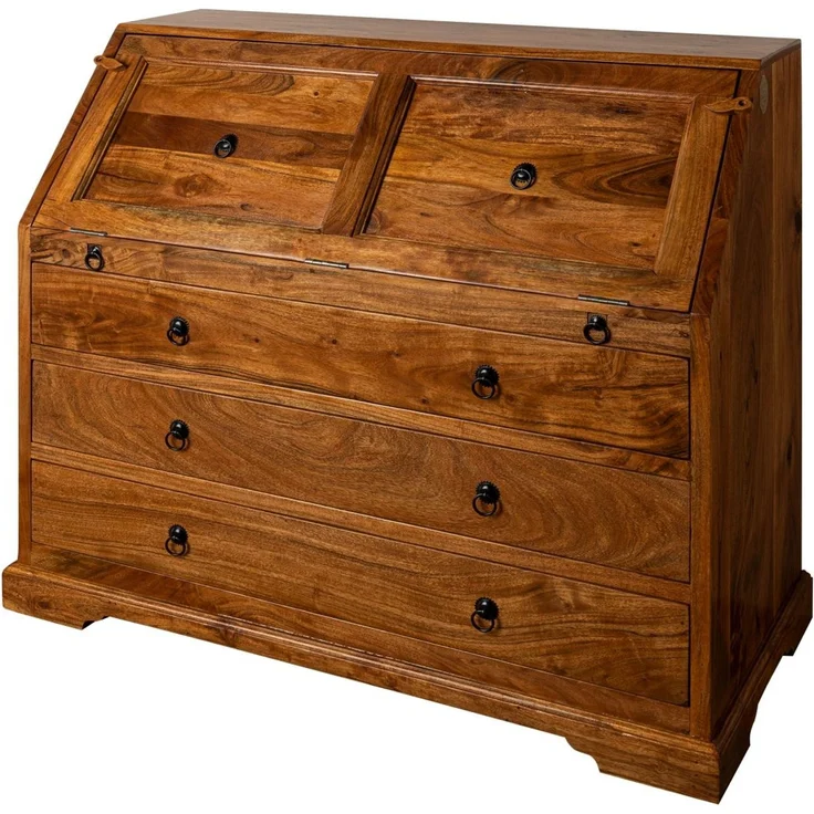 Sekretär Akazie 107x50x100 honig lackiert OXFORD #0515 – Bild 1