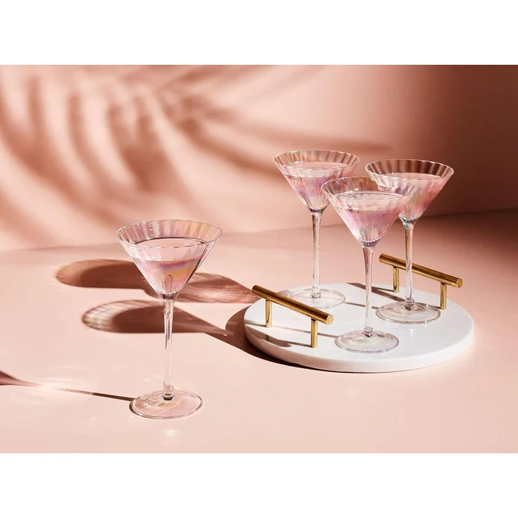 Martini Gläser im 4er Set MORGANITE 220 ml Transparent – Bild 2