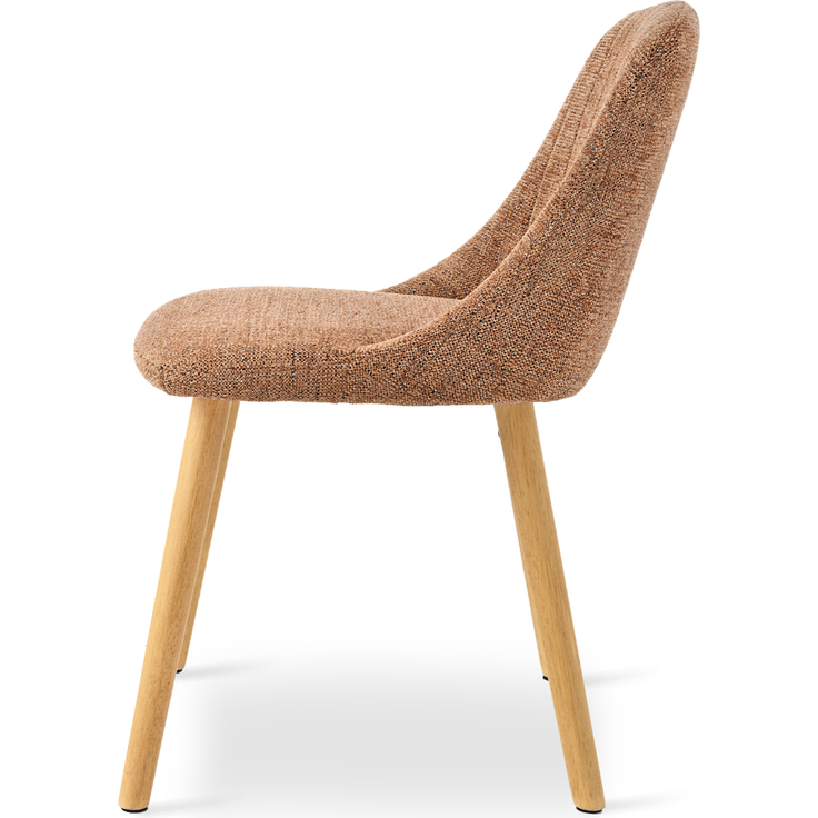 GOEURVANT 993 Esszimmerstühle 6er-Set, Chenille - Orange – Bild 5