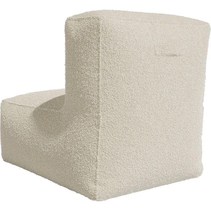 Vente-unique - Sessel - Bouclé-Stoff - Cremeweiß - NOUMARA – Bild 4