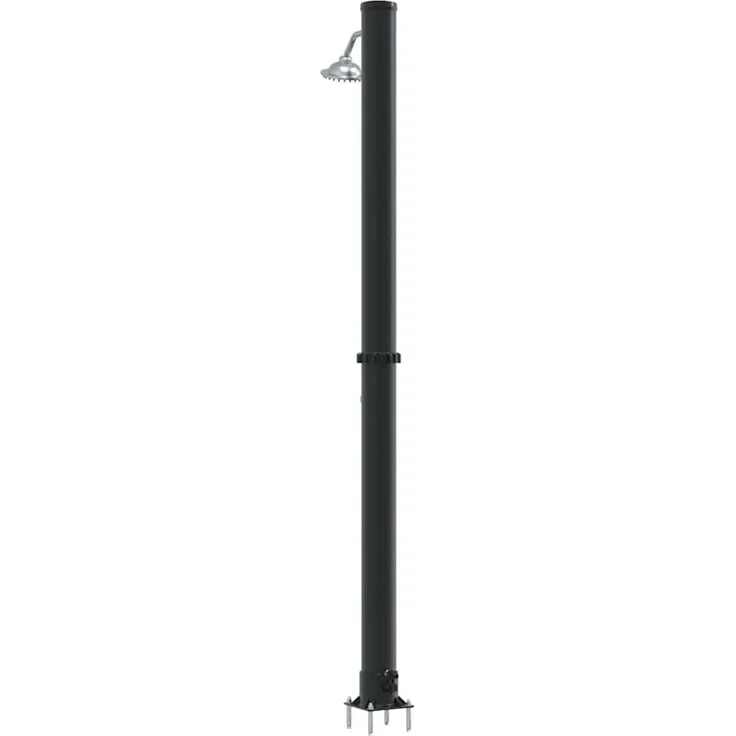 vidaXL Außen Solardusche Schwarz 217 cm PVC und Aluminium 42003411 – Bild 7