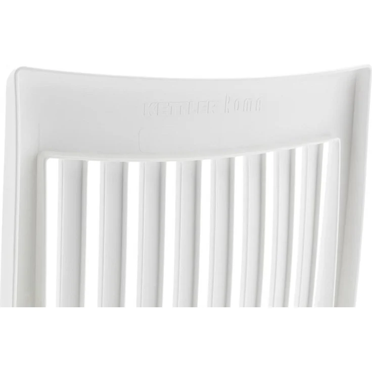 Kettler Roma Klappsessel - verstellbarer Gartensessel aus Kunststoff - weiß – Bild 9