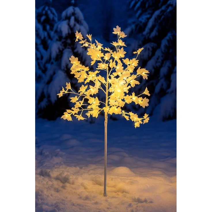Northpoint LED Baum LED Baum 120 weiße Blüten Warmweiße LEDs Timer integriert – Bild 6
