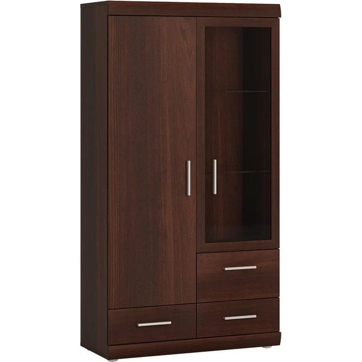 Highboard 80 cm Nussbaum IMPERIA-129 – Bild 1