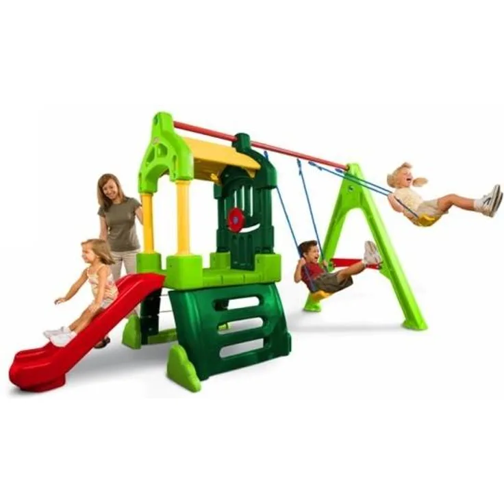 Little Tikes Clubhouse Swing Set 3 Jahr(e) Kunststoff Grün Rot Gelb