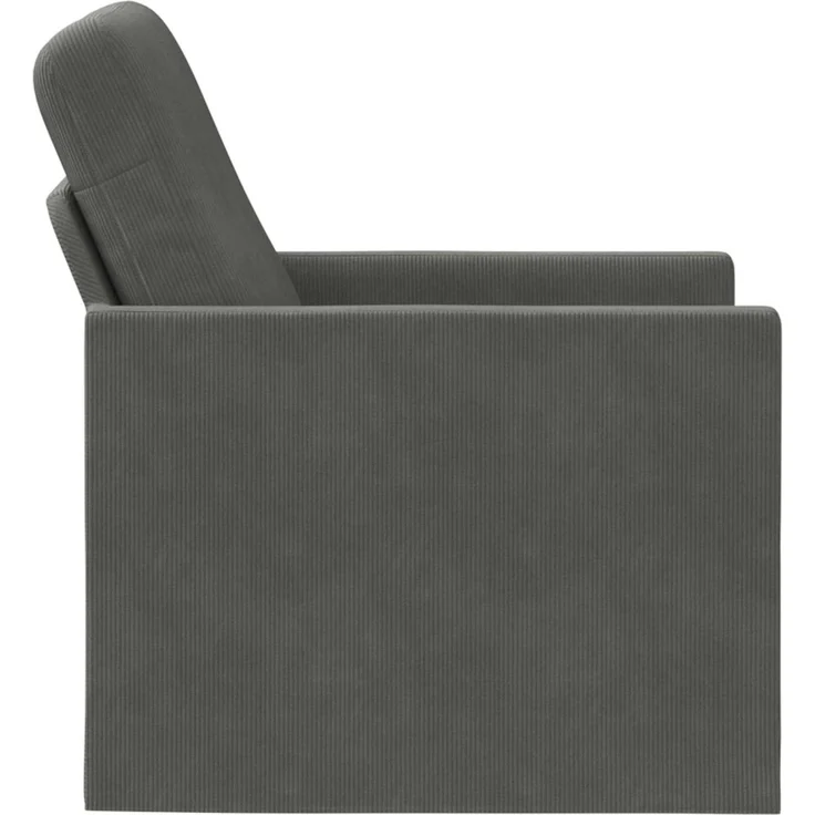 vidaXL Einzelsofa Dunkelgrau 70 x 81 x 82 cm Cordstoff 42041035 – Bild 3