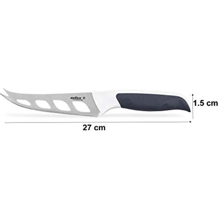 Zyliss E920219 Comfort Käsemesser, Japanischer Edelstahl, Dunkelgrauer/weißer Griff, Ideal für Käseplatten, Spülmaschinenfest, 5 Jahre Garantie – Bild 5