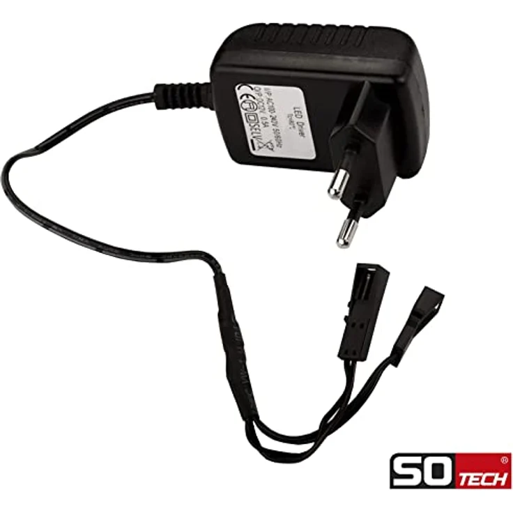 SOTECH 2 x LED Bettleuchte Luminoso, flexibles 2er Set in Weiß mit 3-stufiger Helligkeitseinstellung und Netzteil – Bild 7