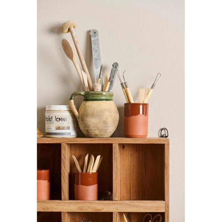 Ib Laursen - Wandregal Regal 12 Fächer Unika Holz Braun 12 Papierhalter 21038-30 – Bild 2