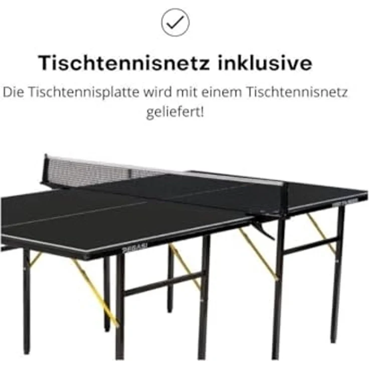 Tischtennistisch 75% Midi Pegasi Black Indoor – Bild 4