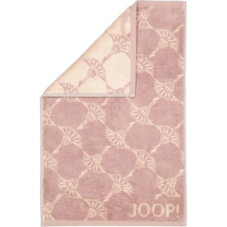 JOOP! Gästetuch Classic Cornflower Frottierkollektion - Walkfrottier Rosa 30x50cm