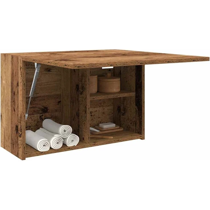 Bad-Wandschrank Altholz-Optik 60 x 25 x 40 cm Holzwerkstoff – Bild 1