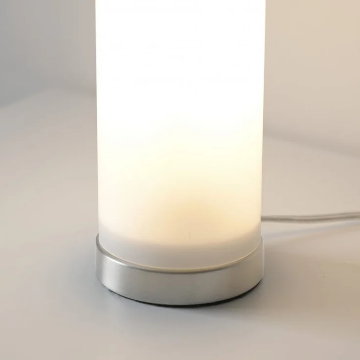 JUST LIGHT 14006-16 BOTTLE Tischleuchte weiss Opalglas – Bild 4