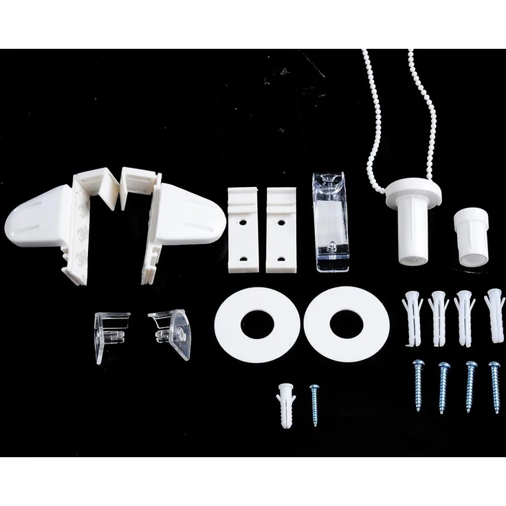 WOLTU Doppelrollo Klemmfix ohne Bohren Dunkelgrau B120 x H150 cm, Duo Rollo Zebrarollo Fensterrollo Klemmrollo Seitenzugrollo Easyfix lichtdurchlässig & verdunkelnd Rollos für Fenster und Tür – Bild 5