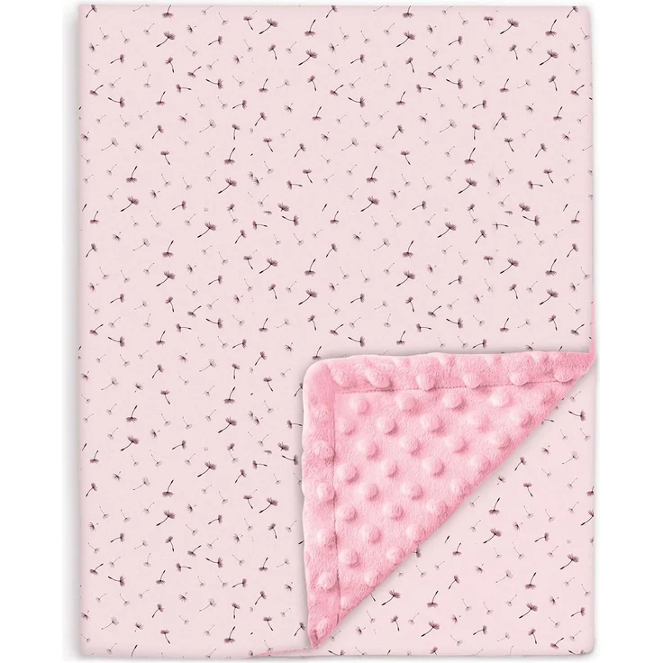 SUPERBE BEBE Baby und Kinderdecke aus weicher Oeko-Tex Baumwolle - 75x100 cm Babydecke für Kinder in 10 Farben - Kuscheldecke Geschenk für Mädchen oder Jungen Wendbar, Weich und Atmungsaktiv