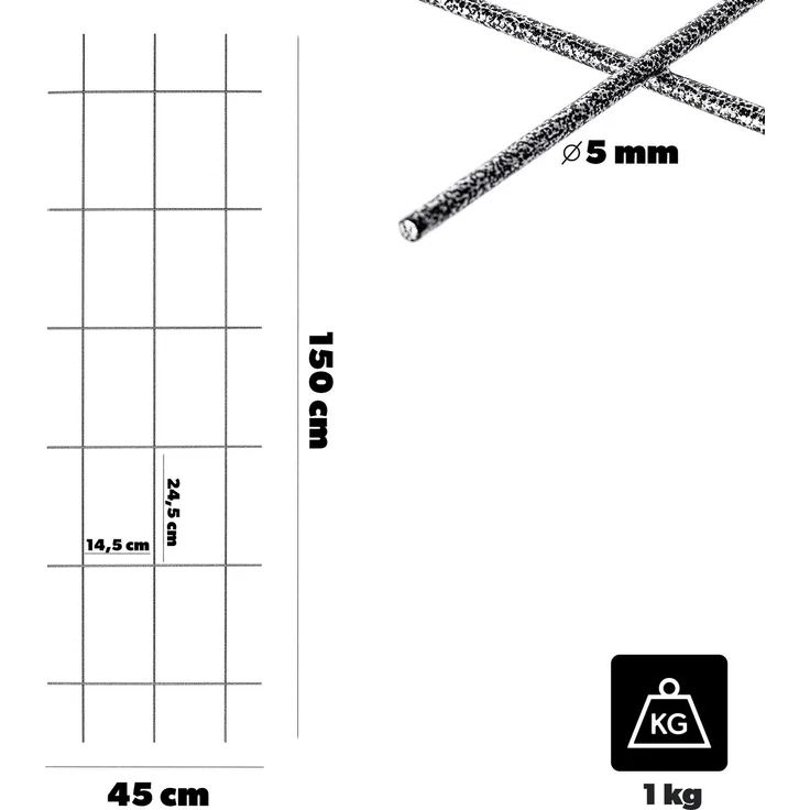 KADAX Gartenspalier für Blumen für Kletterpflanzen 45x150 – Bild 3