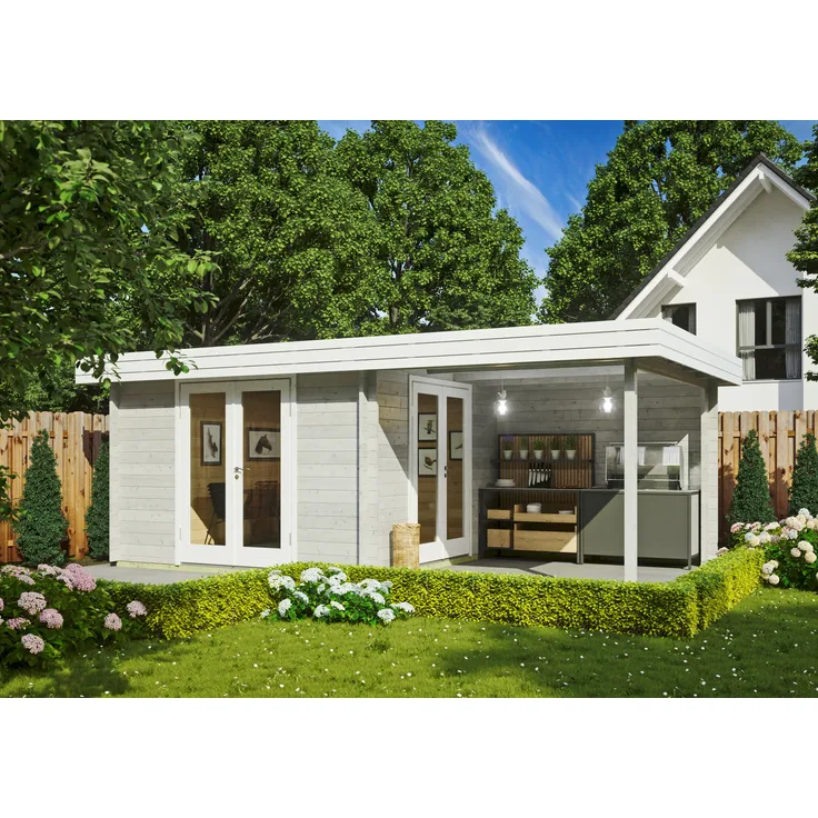 Fjordholz Gartenhaus Modell Ranja 44 Natur