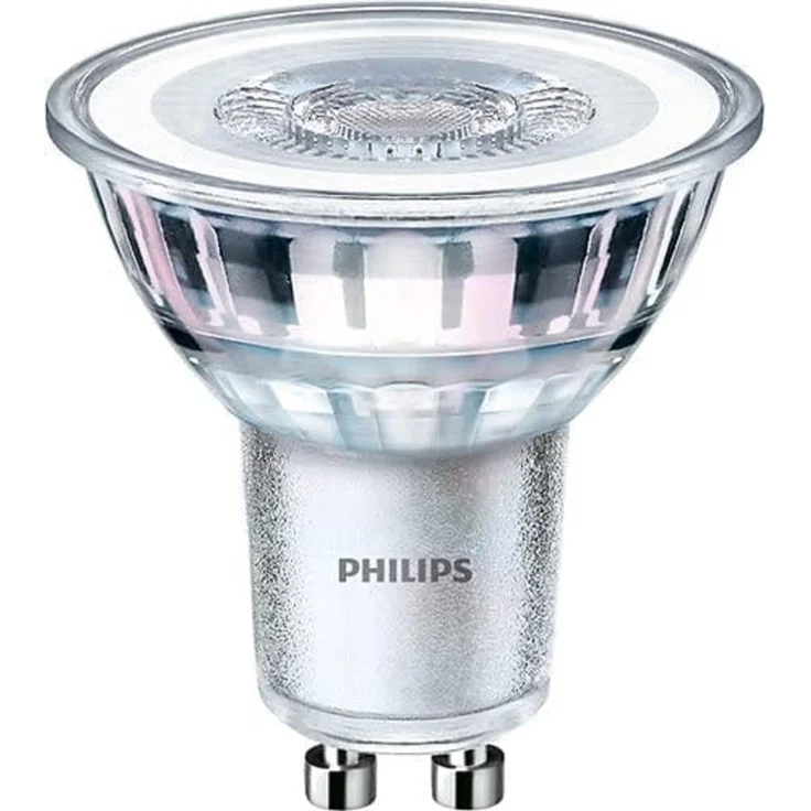 Philips LED Classic GU10 Lampen 10-er Pack (50 W), Reflektor LED Spots mit warmweißem Licht, Lampen mit langer Nutzlebensdauer, Nicht Dimmbar