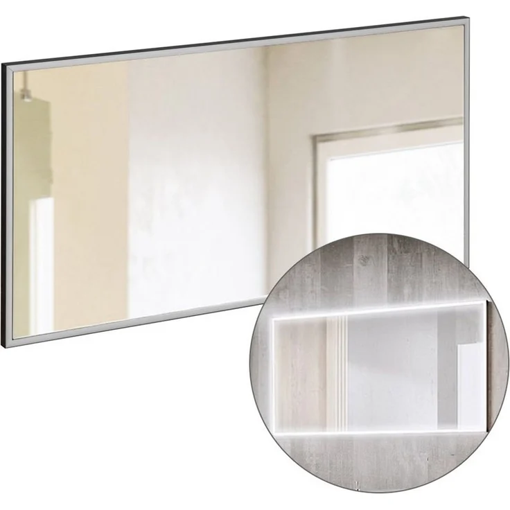 Lomadox Badmöbel-Set ADELAIDE-56-BLACK, (Spar-Set, 4-St), mit 121cm Waschtisch in matt schwarz mit Rillenoptik 220/200/46 cm – Bild 2