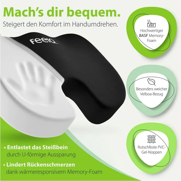 feela Sitzkissen 202 101, Orthopädisches Sitzkissen – Bild 3