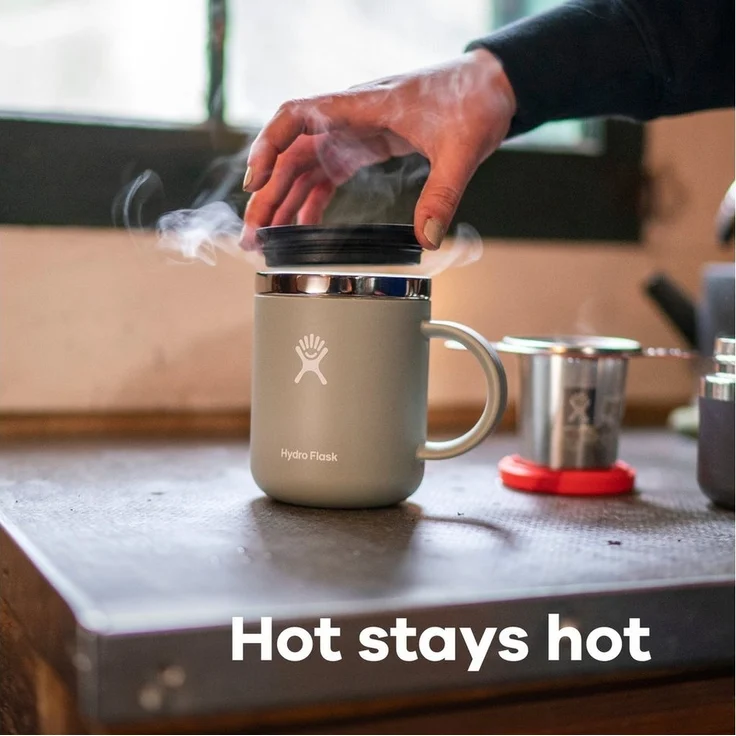 Hydro Flask Thermobecher 12 Oz Mug, 1-tlg, Edelstahl, Hochwertiger 18/8 Edelstahl – Bild 2