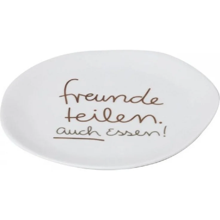 Räder Frühstücksteller Design Teller Klein Freunde teilen auch Essen (14 cm) – Bild 4