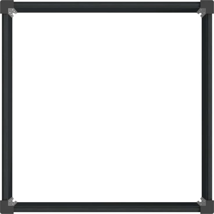 vidaXL Hochbeet Schwarz 100 x 100 x 91 cm 42038979 – Bild 4