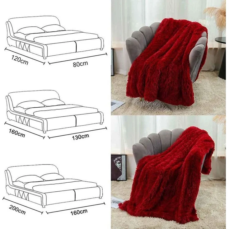 Wohndecke Kuscheldecke Flauschig,Ultraweiche Fleecedecke Leichte Warme Sofadecke, TUWENA, Wohn Kuscheldecke, Gemütliche Couchdecke, Atmungsaktiv & Pflegeleicht – Bild 4