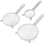 WESTMARK Teesieb Westmark Sieb-Set 3tlg, Teesieb à 7 cm, Haushaltssieb à 14 cm + à 17, PP, PE