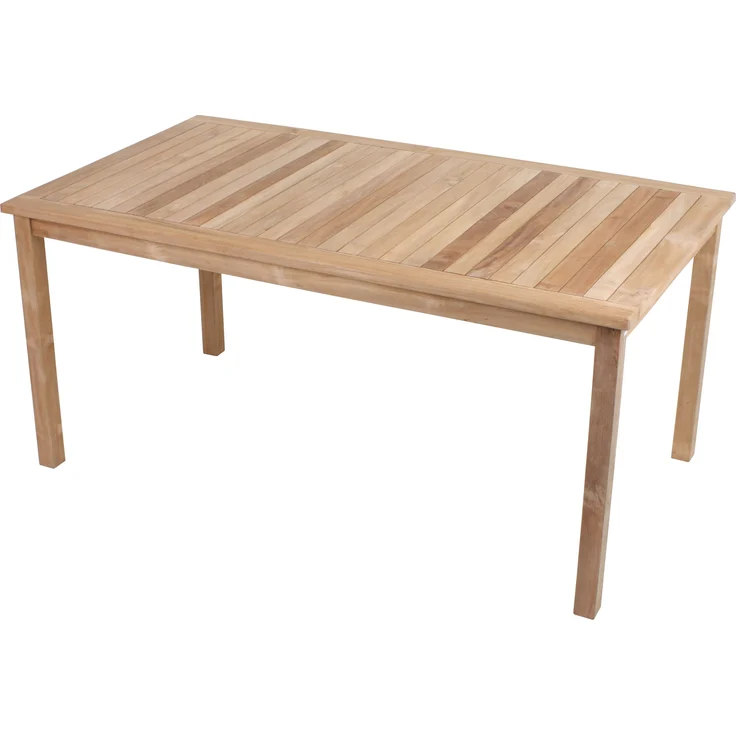 Garten-Sitzgruppe MAJA 4-tlg. - Teak, Teakbraun | Gartenmöbel-Set Gartengarnitur Garten-Essgruppe mit Bank/Stühlen und Esstisch – Bild 2