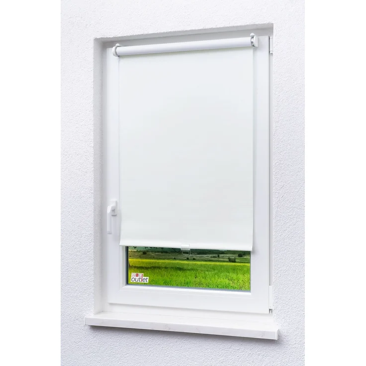 Lysel - Qualitätsspringrollo abdunkelnd (B x H) 98x190 cm in weiß – Bild 7