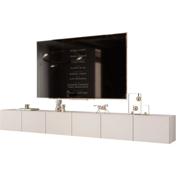yourhouse24 Lowboard TV ANGEL 300 mit LED-Beleuchtung – Griffloses Design – Bild 1