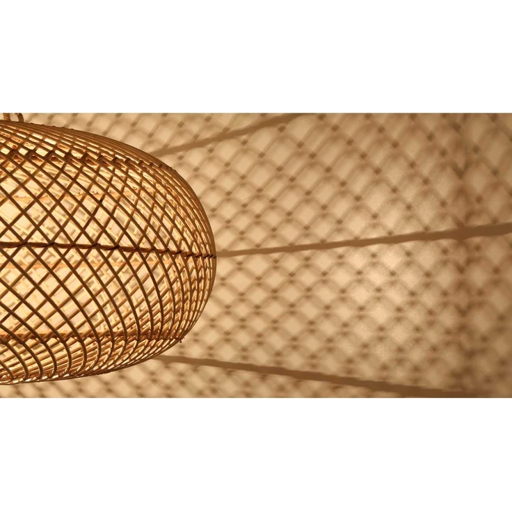 Rattan Lampe Esra M – Bild 3