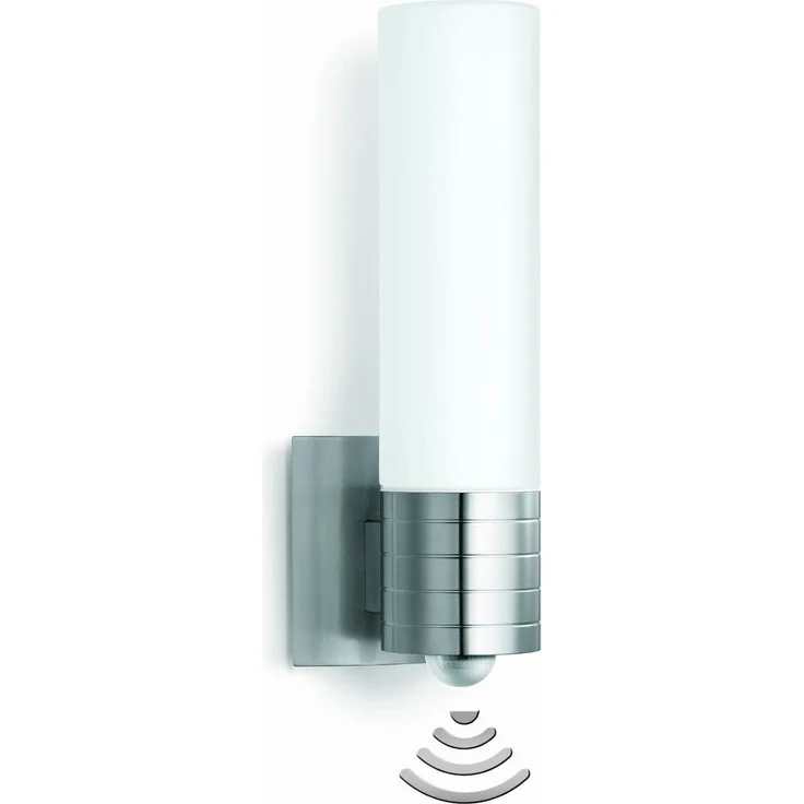 Steinel Außenwandleuchte L 260 S mit 240° Infrarot-Sensor, Edelstahl mit Opalglas, 9,87 W, 703 lm, 3000 K warmweiß – Bild 2